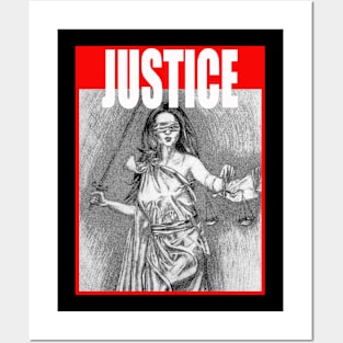 Lady Justice Posters and Art